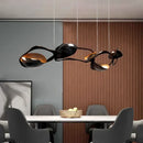 DecorBites™ Black Stainless Steel Chandelier LED - Modern Luxury Design for Living Room