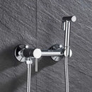 Modern black & stainless steel brass bidet faucet bathroom sprayer