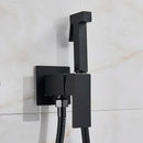 Modern black & stainless steel brass bidet faucet bathroom sprayer