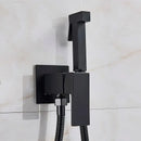 Modern black & stainless steel brass bidet faucet bathroom sprayer