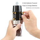 Modern black & stainless steel electric salt pepper grinder kitchen