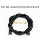 Modern black stainless steel flexible shower hose bathroom pipe