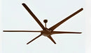 Modern black stainless steel large ceiling fan living room light