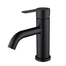 Modern black stainless steel single handle faucet bathroom mixer