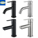 Modern black stainless steel single handle faucet bathroom mixer