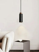 Modern black stone bedside chandelier bedroom pendant light