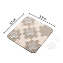 Modern black & tan acrylic tic-tac-toe chessboard set living room decor