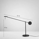 Modern black telescopic wall lamp for bedroom minimalist lighting