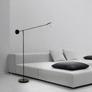 Modern black telescopic wall lamp for bedroom minimalist lighting