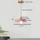 Modern black terrazzo led pendant lamp for dining room