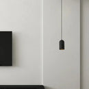 Modern black travertine led pendant lamp kitchen gold interior lining