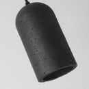 Modern black travertine led pendant lamp kitchen gold interior lining