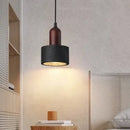 DecorBites™ Black Travertine Pendant Light: Nordic Modern LED Hanging Lamp for Living Room & Bedroom