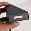 Modern black triangular led wall light garden sconce