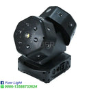 Modern black triple cube stage light decorbites dual led strobe party