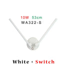 Modern black v-shaped double arm adjustable wall light for bedroom