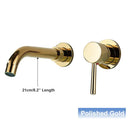 Modern black wall mounted basin faucet bathroom mixer tap