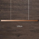 Modern black walnut led pendant light for dining room