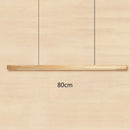 Modern black walnut led pendant light for dining room