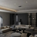 Modern black & white 36w led surface mounted ceiling light living room