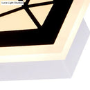 Modern black & white acrylic diamond bedside wall lamp bedroom light fixture