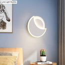 DecorBites™ Nordic LED Acrylic Eclipse Wall Sconce in Warm/White Light - Bedroom Lighting