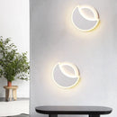 DecorBites™ Nordic LED Acrylic Eclipse Wall Sconce in Warm/White Light - Bedroom Lighting