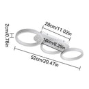 Modern black & white acrylic led ceiling lamp living room light