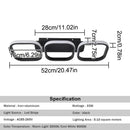 Modern black & white acrylic led ceiling lamp living room light