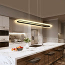 DecorBites™ Minimalist LED Island Light Fixture - Acrylic Oblong Design