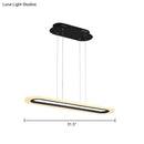 DecorBites™ Minimalist LED Island Light Fixture - Acrylic Oblong Design