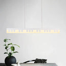 Modern black & white acrylic piano key chandelier – kids bedroom light