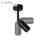 Modern black & white adjustable beam angle track spotlight shop light