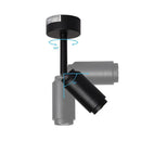 Modern black & white adjustable beam led ceiling lamp living room