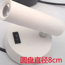 Modern black & white adjustable bedside led wall lamp bedroom light