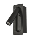 Modern black & white adjustable bedside led wall lamp bedroom light