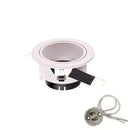 Modern black & white adjustable gu10 mr16 ceiling downlight bedroom