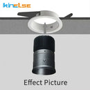 Modern black & white adjustable gu10 mr16 ceiling downlight bedroom