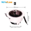 Modern black & white adjustable gu10 mr16 ceiling downlight bedroom