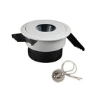 Modern black & white adjustable gu10 mr16 ceiling downlight bedroom