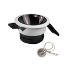 Modern black & white adjustable gu10 mr16 ceiling downlight bedroom