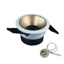 Modern black & white adjustable gu10 mr16 ceiling downlight bedroom