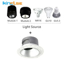 Black Adjustable Ceiling Downlight