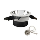 Modern black & white adjustable gu10 mr16 ceiling downlight bedroom