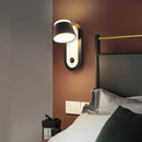 Modern black & white adjustable wall lamp bedroom led light