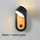 Modern black & white adjustable wall lamp bedroom led light