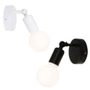 Modern black & white adjustable wall lamp holder bedroom sconce