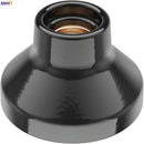 Modern black & white ceramic e27 lamp bulb holder for living room