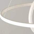 Modern black & white circular iron ball pendant – living room light