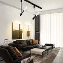 Modern black & white cob pendant spotlight – living room light